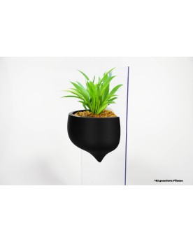 ShrimpPuddle - Pot aquaponique en PLA noir