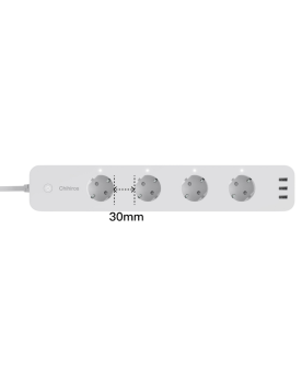 Multiprise intelligente Chihiros WiFi 4 prises 30mm 3 USB