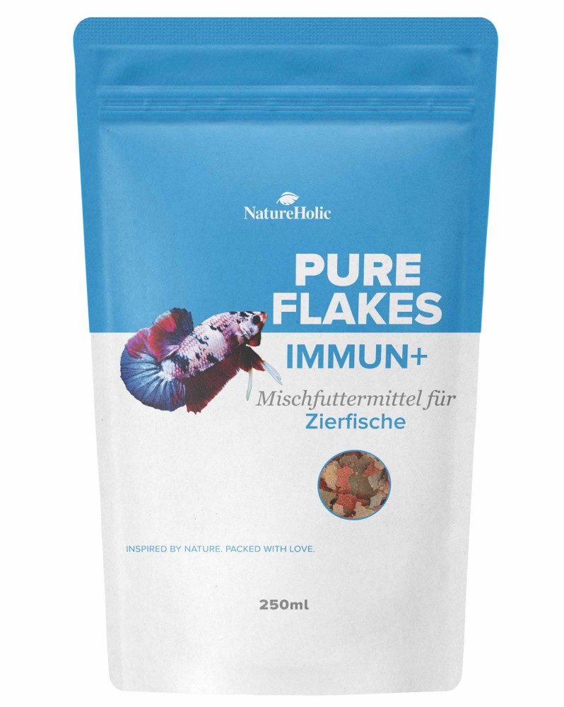 NatureHolic Flocons Immun pour aquarium