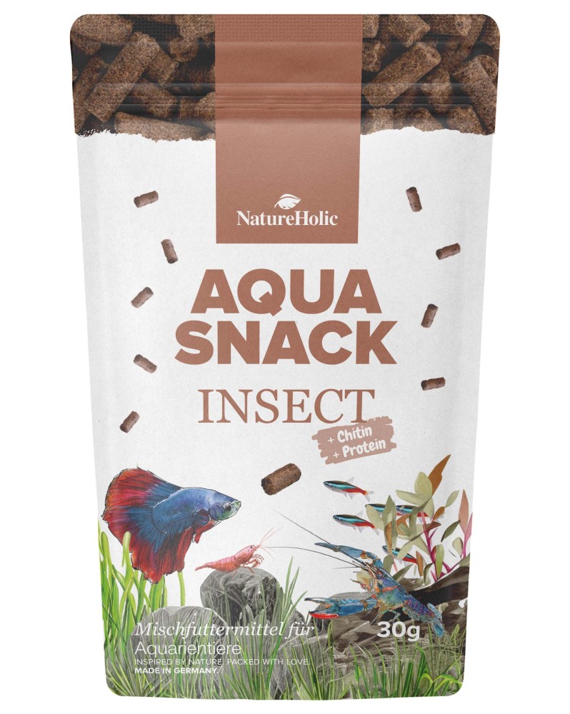 Sticks insectes 100 pourcent pour crevettes et poissons