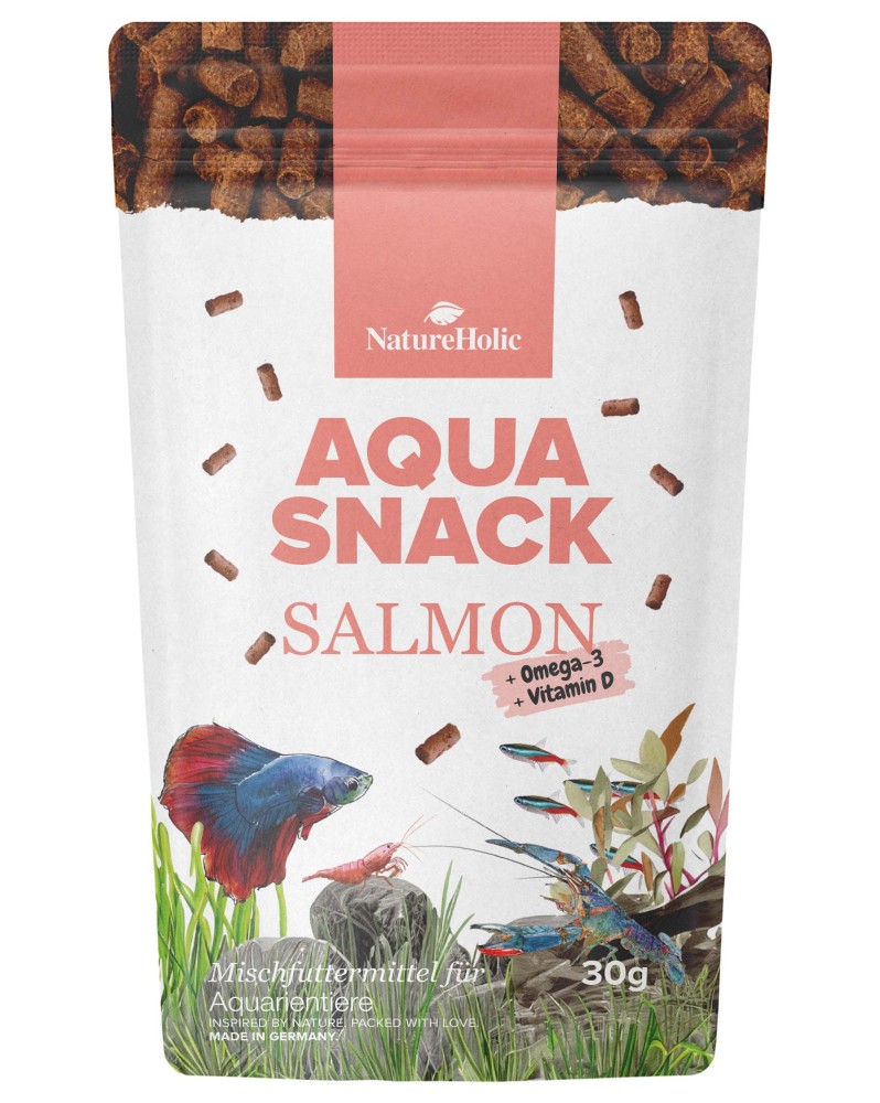Batonnets saumon NatureHolic 100 pourcent saumon