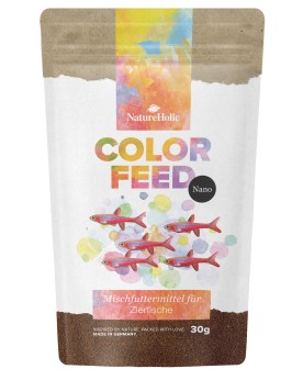 NatureHolic Nano Color Feed — granulés 0,2 mm pour nano poissons
