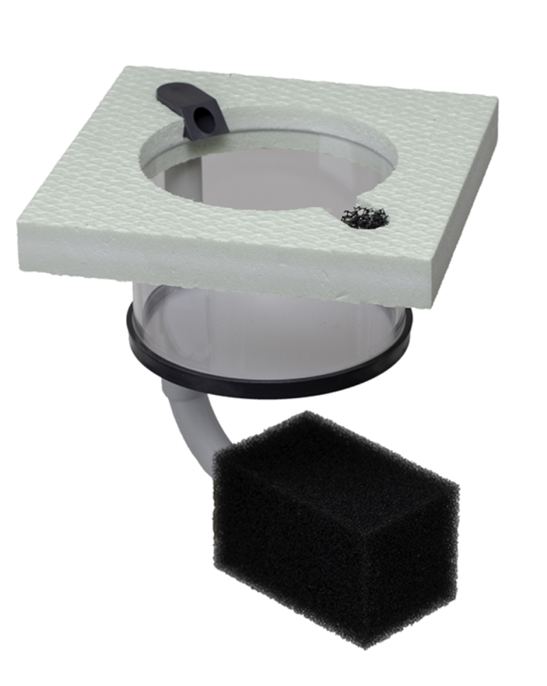 Anneau elevage flottant avec filtration integree
