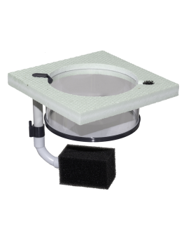 Anneau elevage flottant avec diffuseur