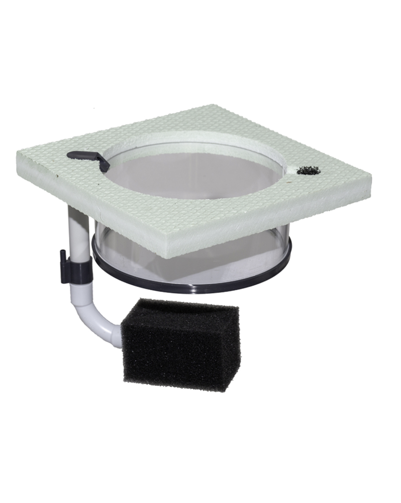 Anneau elevage flottant avec diffuseur