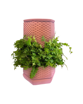 Mini jardinière auto-irrigante en terre cuite suspendue