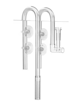 Canne PVC transparente Aquapro avec skimmer amovible