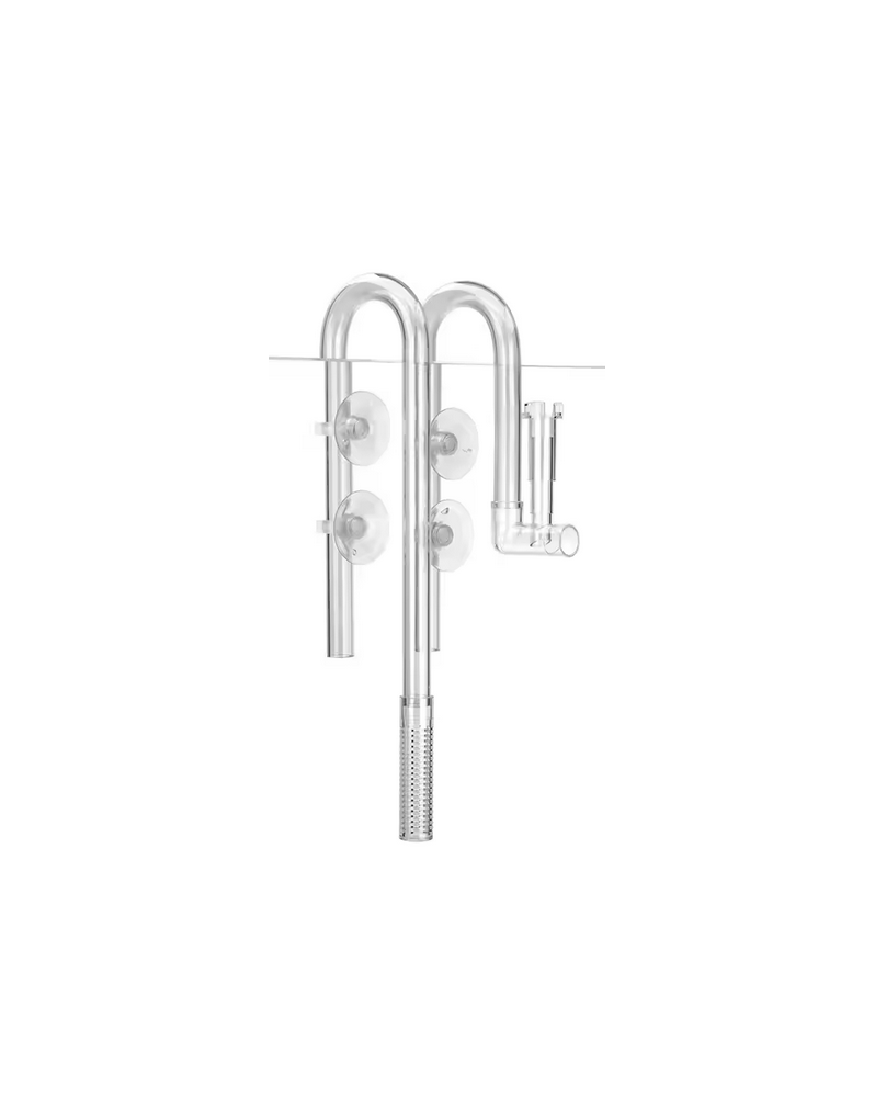 Canne PVC transparente Aquapro avec skimmer amovible