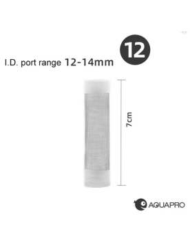 Crépine Aquapro inox souple pour cannes 12-14 mm