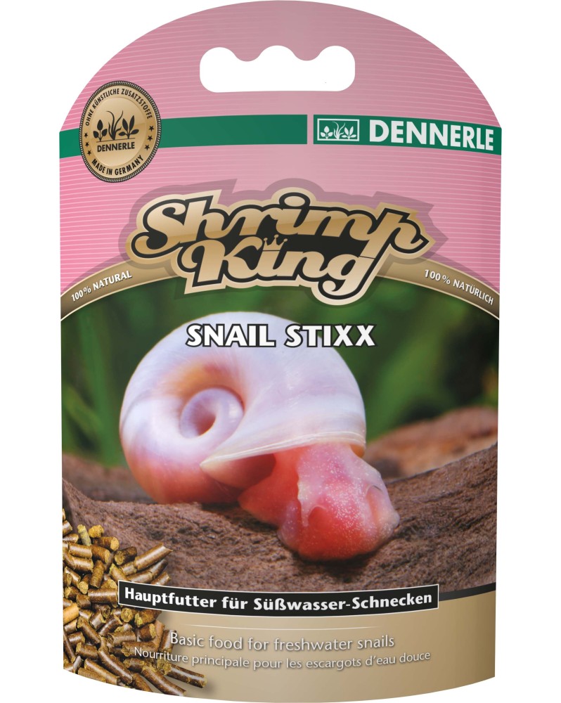Sticks bio pour escargots d eau douce