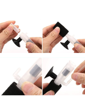 Mini filtre exhausteur 11x5,5 cm avec ventouse
