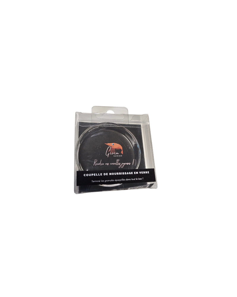 Coupelle de nourrissage en verre 60 mm