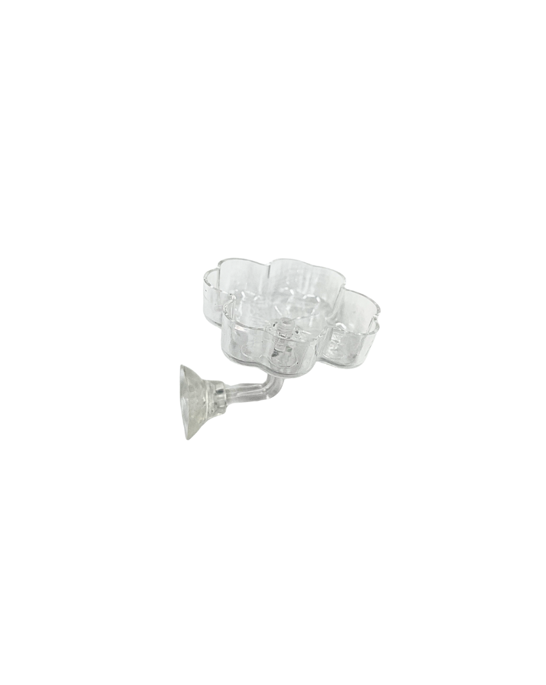 Coupelle nourrissage ventouse 60mm acrylique pour crevettes