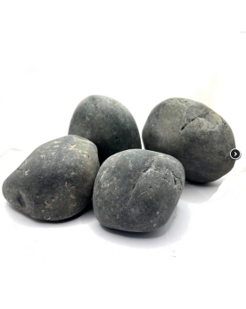 Galet naturel River Black 8-15 cm - gris foncé