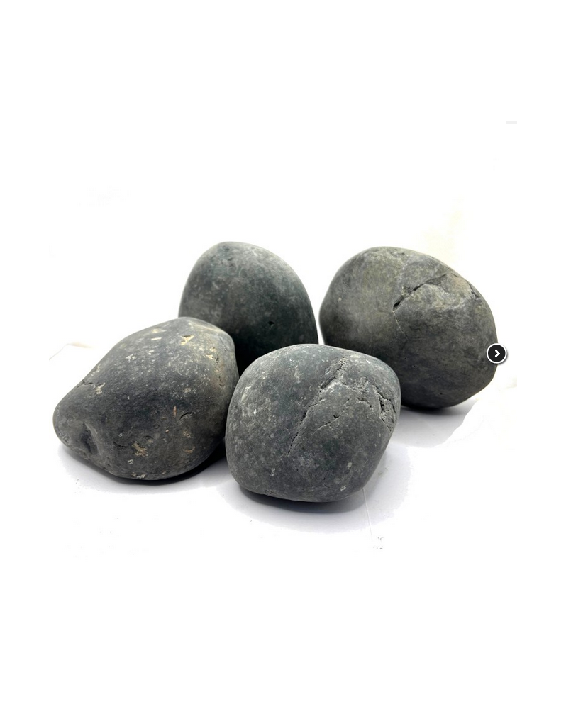 Galet naturel River Black 8-15 cm - gris foncé