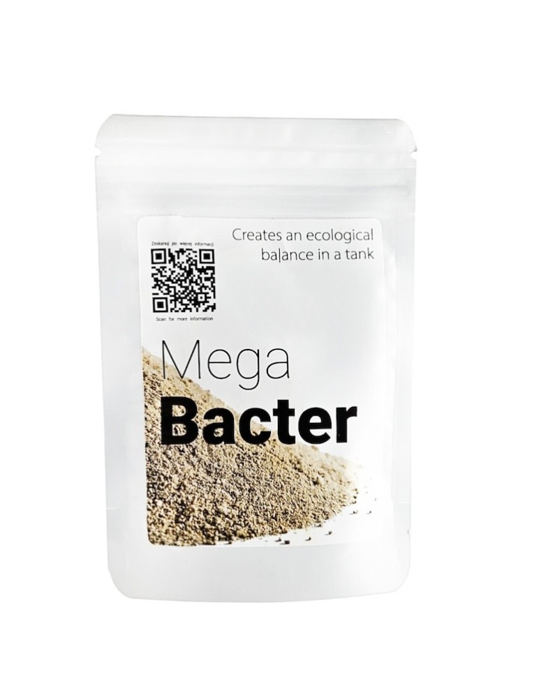 Qualdrop Mega Bacter 10 g — Biostarter bactérien pour aquarium
