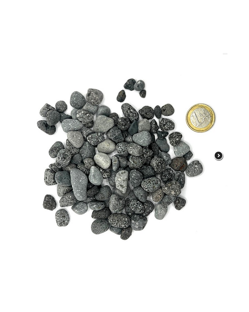 Black Lava Pebbles Mini 1-2cm sac 5kg
