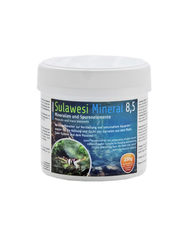 Mineraux Sulawesi Mineral 8.5 - eau pH 8.5 pour crevettes