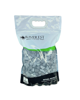 Black Lava Pebbles Mini 1-2cm sac 5kg