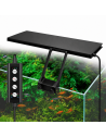 Rampe LED aquarium RGB 14W noire 8 couleurs 5 niveaux luminosité fixation pince