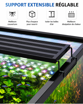 Rampe Led Full Spectrum - 60cm - 20w - Programmable - SK203