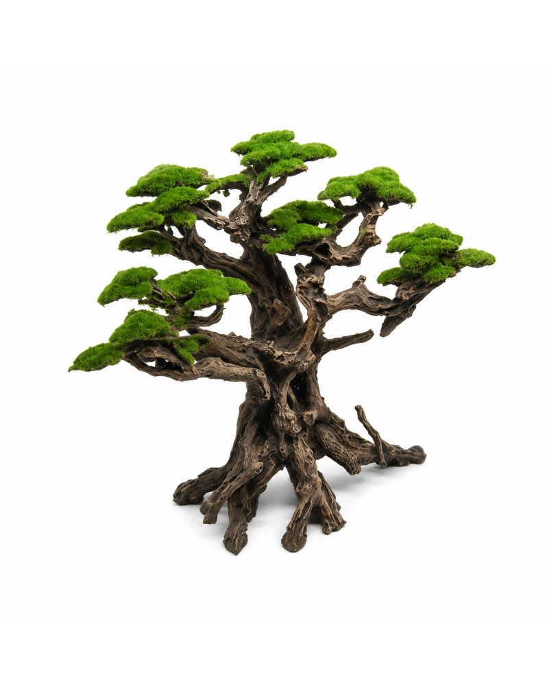 Bonsai en ceramique realiste pour aquarium decor japonais