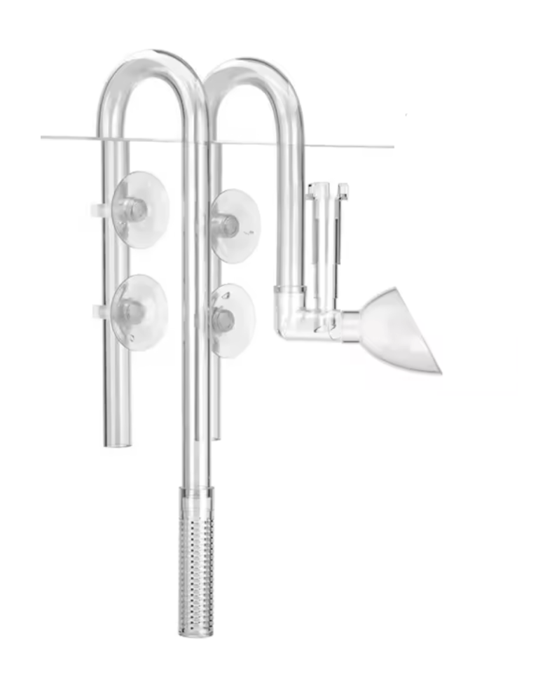 Lily Pipe Acrylique AquaPro Premium - entree+sortie ventouses