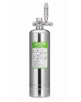 Générateur CO2 aquarium inox SS304 2L X00-2L détendeur manomètre compte-bulles diffuseur