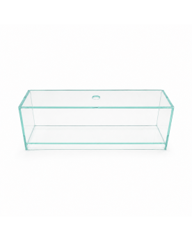 Aquarium Air Skaii 45x17x17 cm sureleve 3 cm couvercle inclus