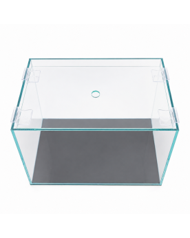 Aquarium ultra clear By Skaii 45x28x30cm 38L avec accessoires couvercle tapis film
