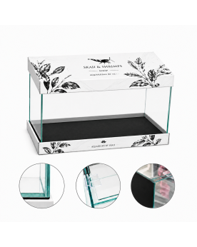 Aquarium ultra clear By Skaii 40x25x28cm verre  avec accessoires