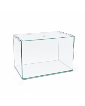 Aquarium float glass By Skaii 40x25x28cm coins arrondis face avant vue générale