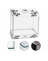 Aquarium float glass By Skaii 30x30x35cm coins arrondis face avant vue générale