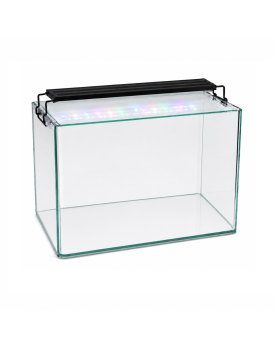 Kit aquarium 28L Light By Skaii ultra clear 40x25x28cm rampe LED SK203 30cm spectre complet