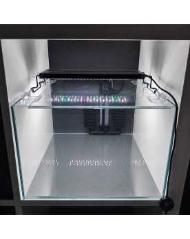 Kit aquarium Kallax 28L Easy By Skaii ultra clear 38x33x22cm filtre pat rampe LED SK203 30cm