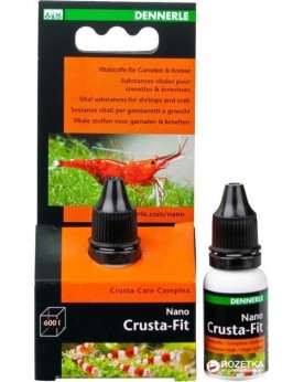 Dennerle Nano Crusta-Fit 15ml soin liquide vitamines crevettes écrevisses aquarium