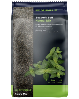 Dennerle Scapers Soil Natural Mix 4L sol technique actif mix noir brun brun-rouge aquascape