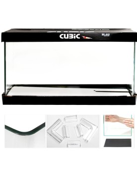 Aquarium Cubic Blau en verre float haute qualite