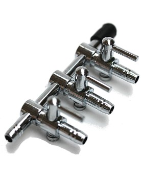 Robinet metal 3 voies pour batteries filtrees