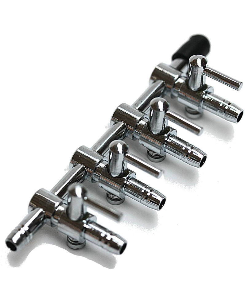 Robinet metal 4 voies pour batteries filtrees