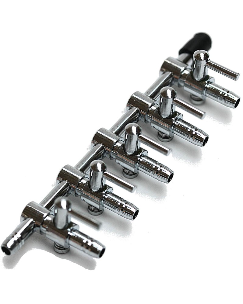 Robinet metal 5 voies pour batteries filtrees