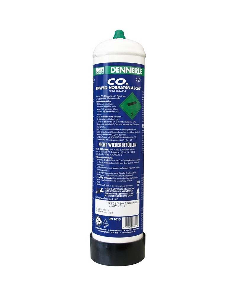 Recharge CO2 jetable Dennerle pour aquarium