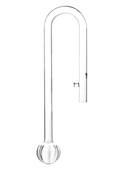 Lily Pipe en verre discret pour aquarium