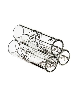 Pyramide verre 3 tubes diametre 17 mm