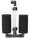 Filtre exhausteur double mousse pour aquarium