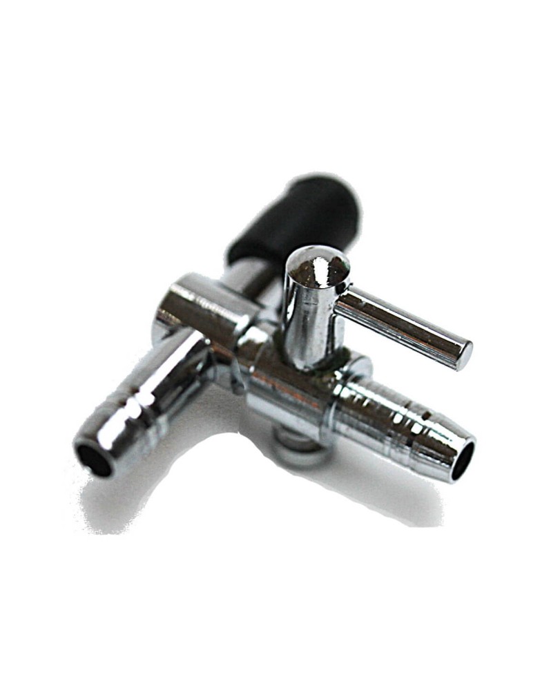 Robinet metal pour tuyau air 4 6 mm