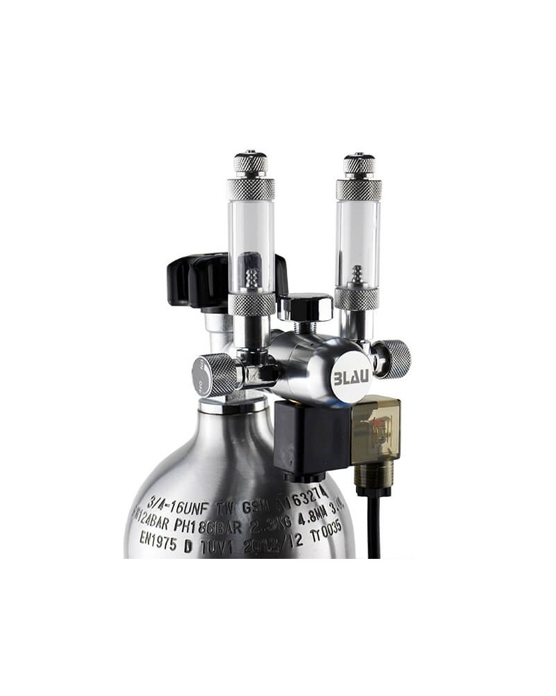 Kit CO2 complet 500g avec detendeur Dual Blau