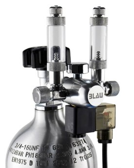 Kit CO2 complet bouteille 2kg et detendeur Blau