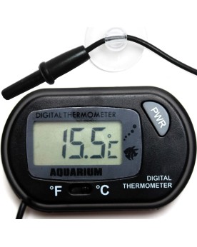 Thermometre electronique LCD avec sonde pour aquarium