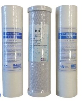 Cartouches rechange osmoseur 5 etapes sediment et charbon